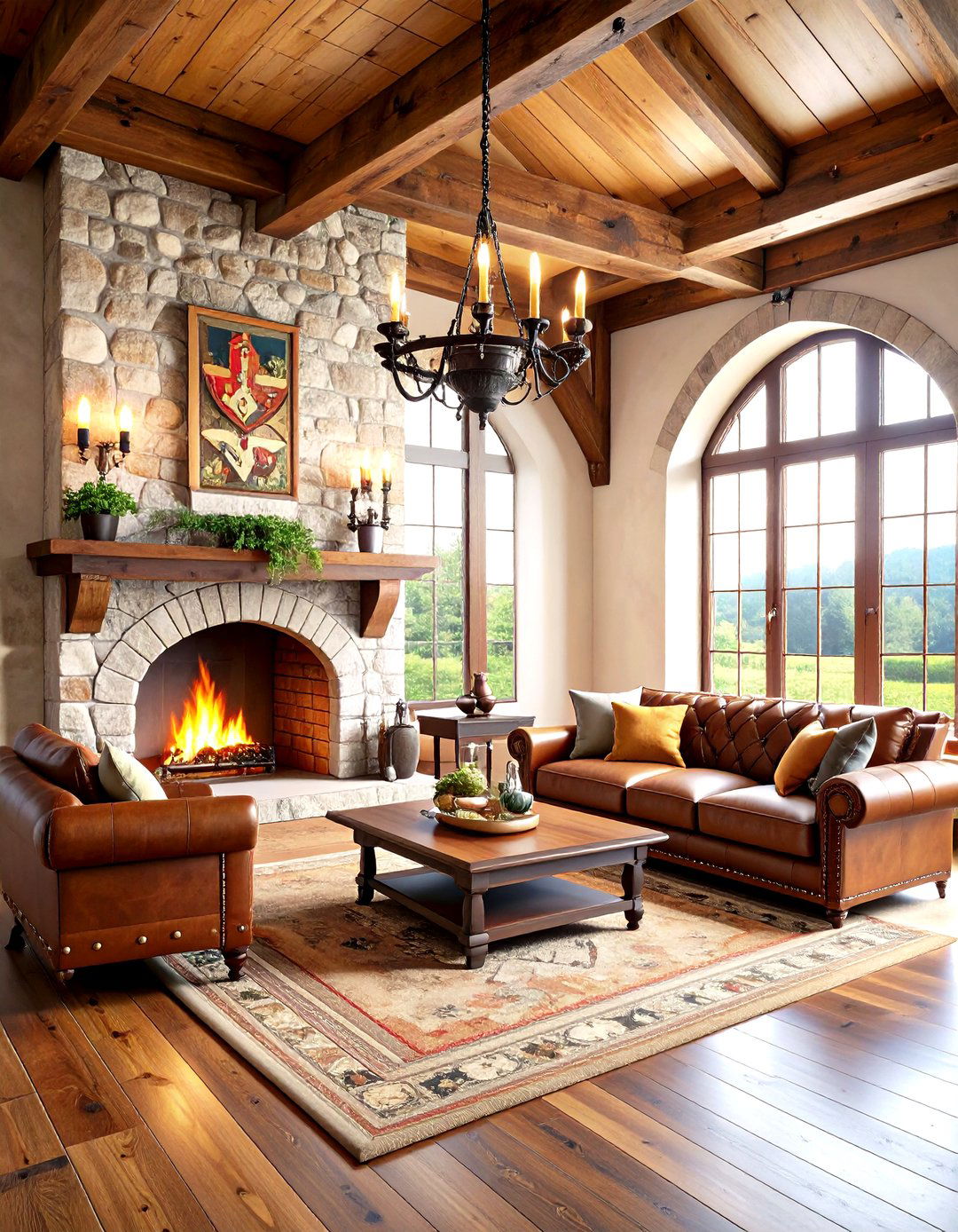 Medieval Castle Inspired Living Room - 24 Gothic Living Room Ideas