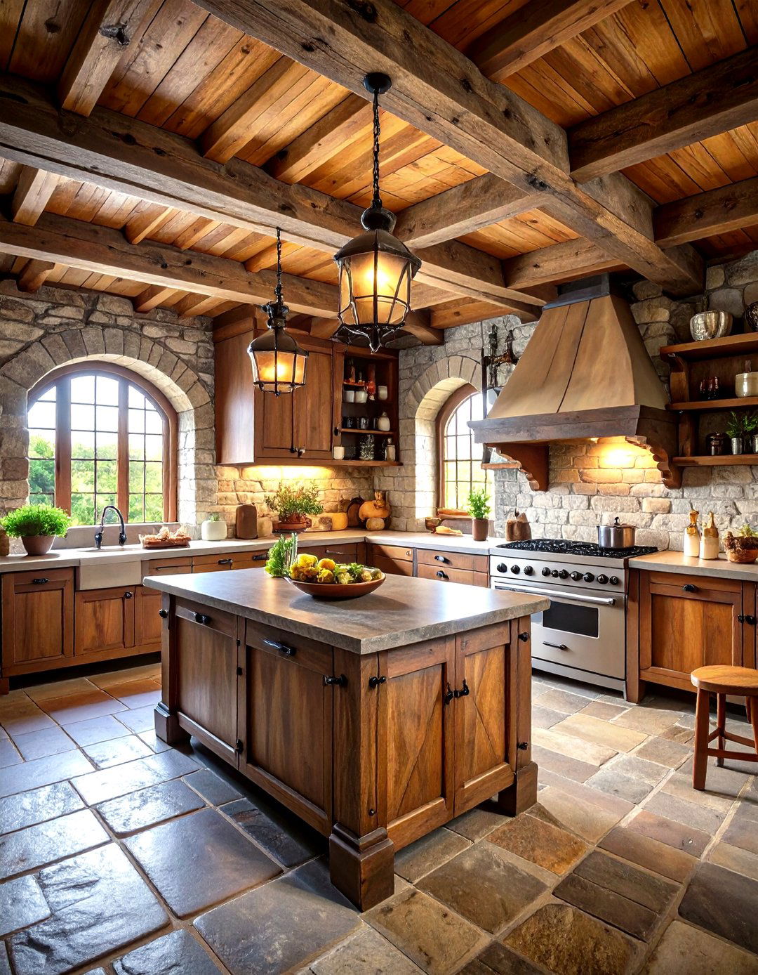 Medieval Castle Kitchen Atmosphere - 24 Gothic Kitchen Ideas