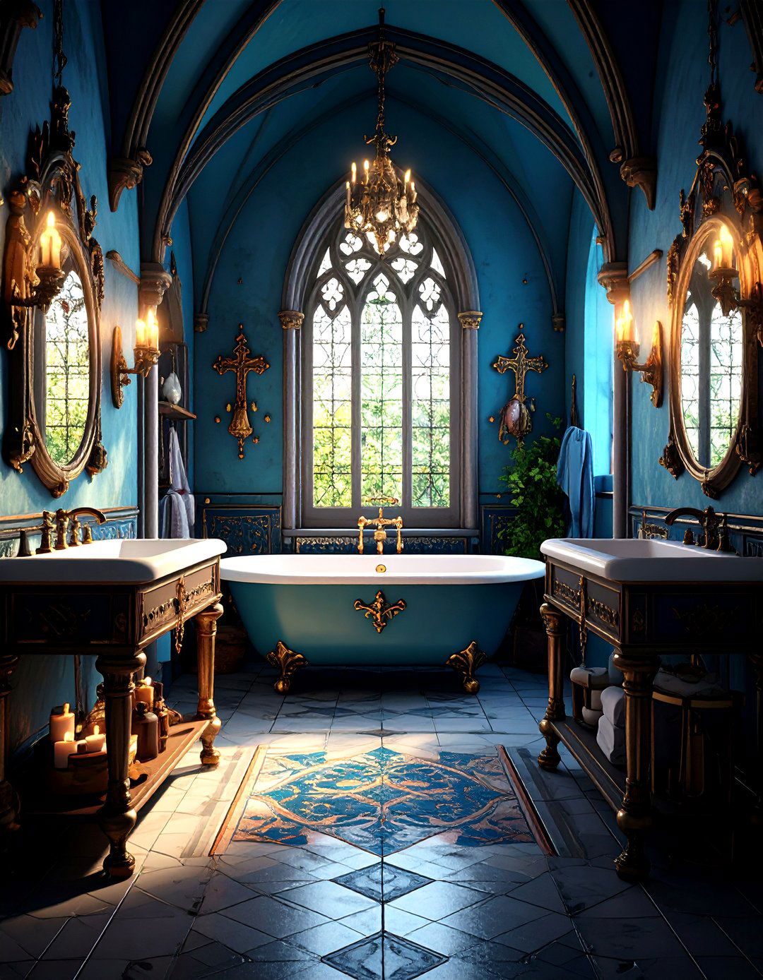 Medieval Gothic Bathroom Accessories - 24 Gothic Bathroom Ideas