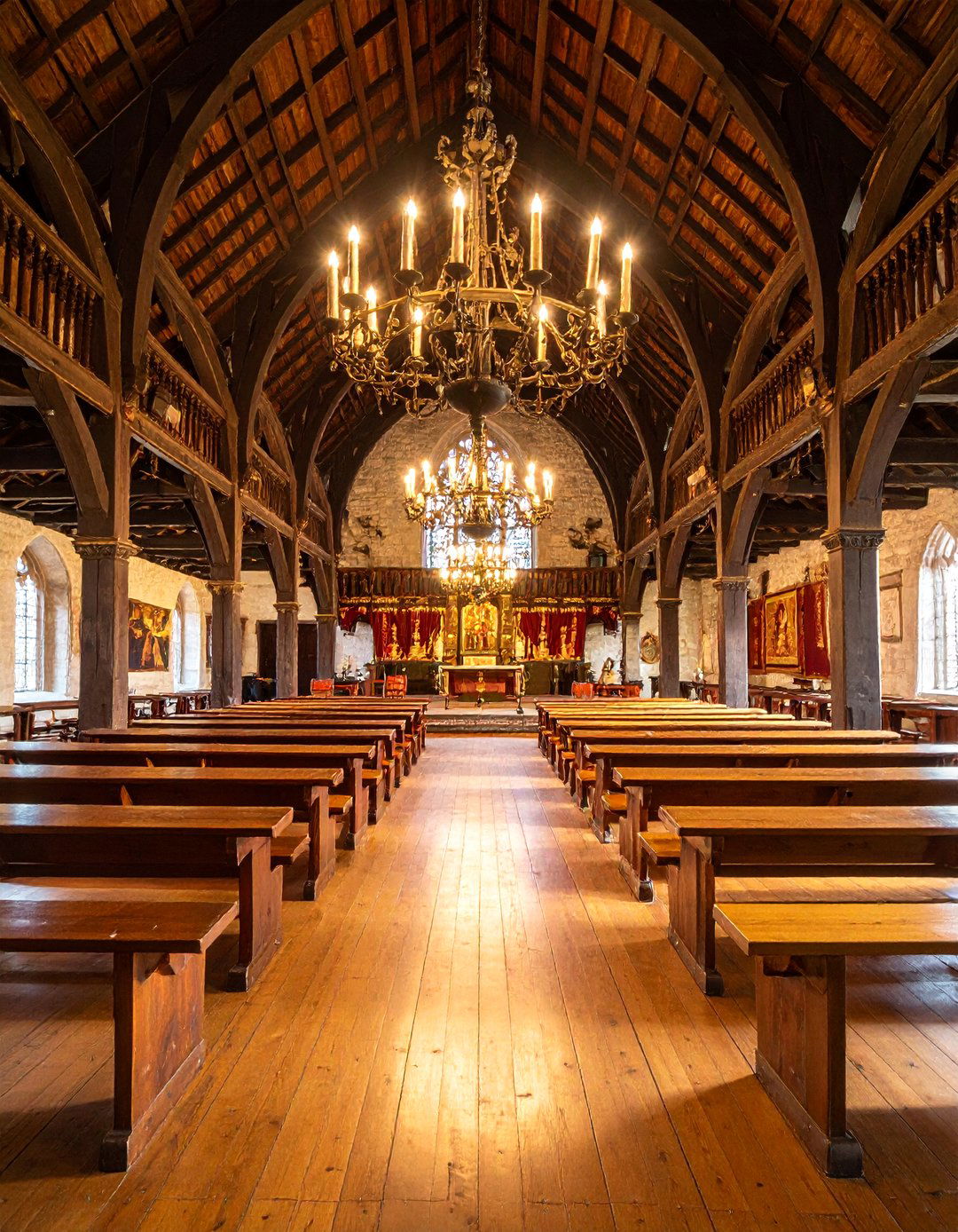 Medieval Great Hall Living Room - 24 Castle Living Room Ideas