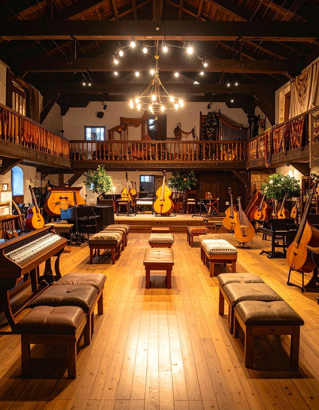 Medieval Music Hall Living Room - 24 Castle Living Room Ideas