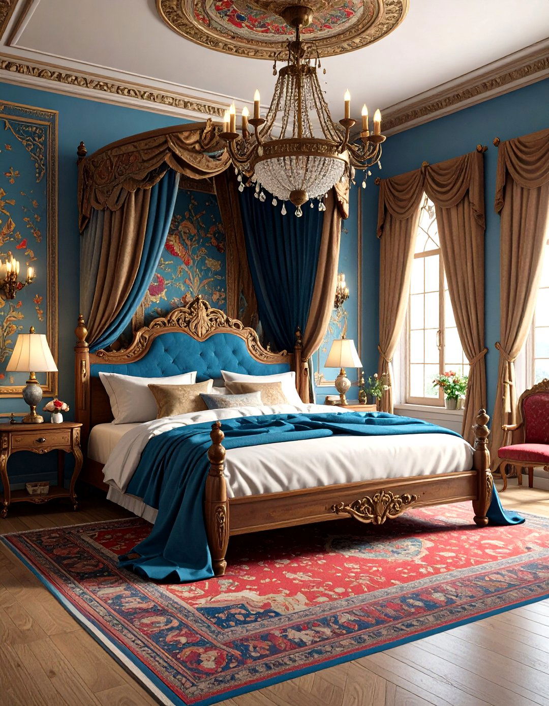 Medieval Tapestry Chamber - 24 dark academia bedroom ideas