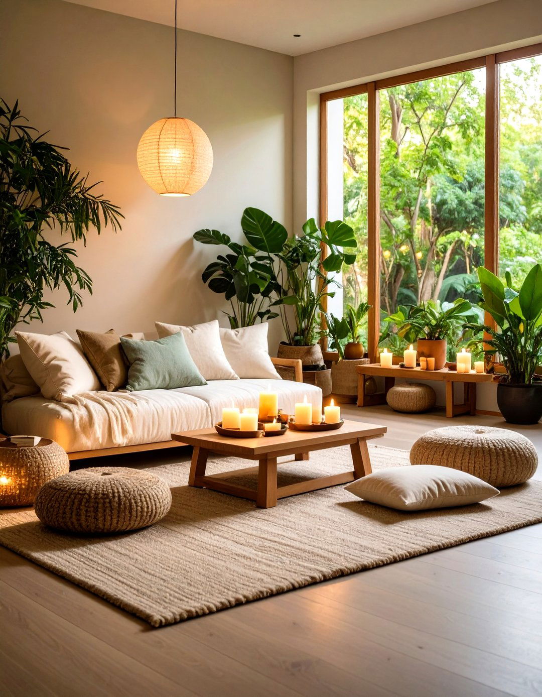 Meditation Corner Creation - 24 Zen Living Room Ideas
