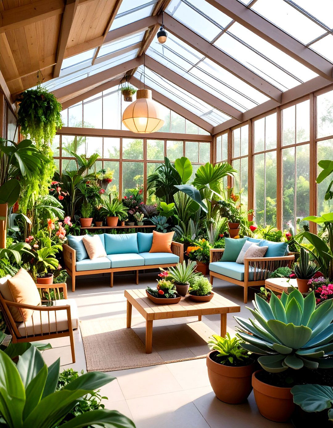 Meditation Garden Greenhouse Sanctuary - 24 Boho Meditation Room Ideas
