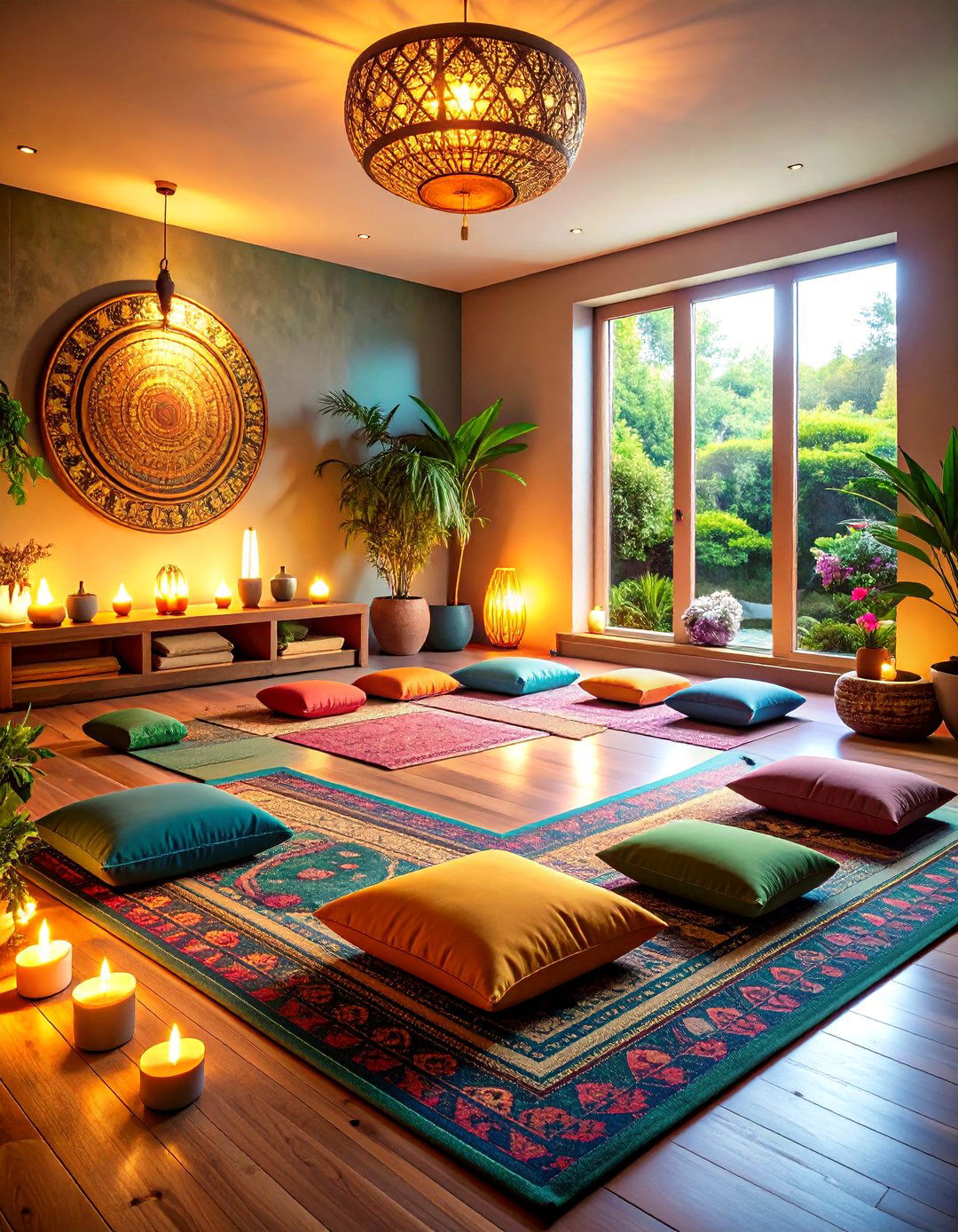 Meditation and Wellness Zone - 24 Black and White Boho Living Room Ideas