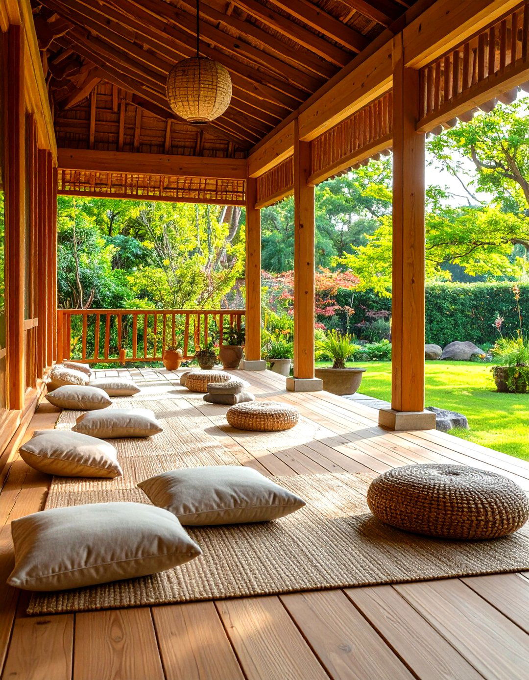 Meditation and Zen Side Porch - 24 Side Porch Ideas