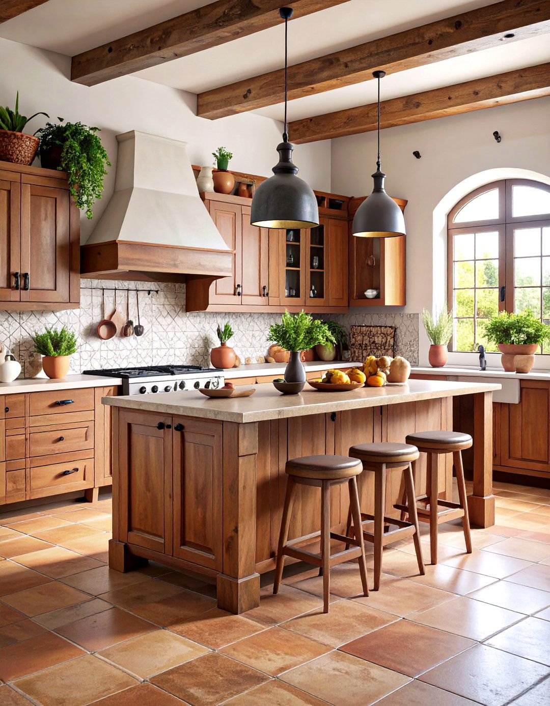 Mediterranean Brown Kitchen Style - 24 Brown Kitchen Ideas