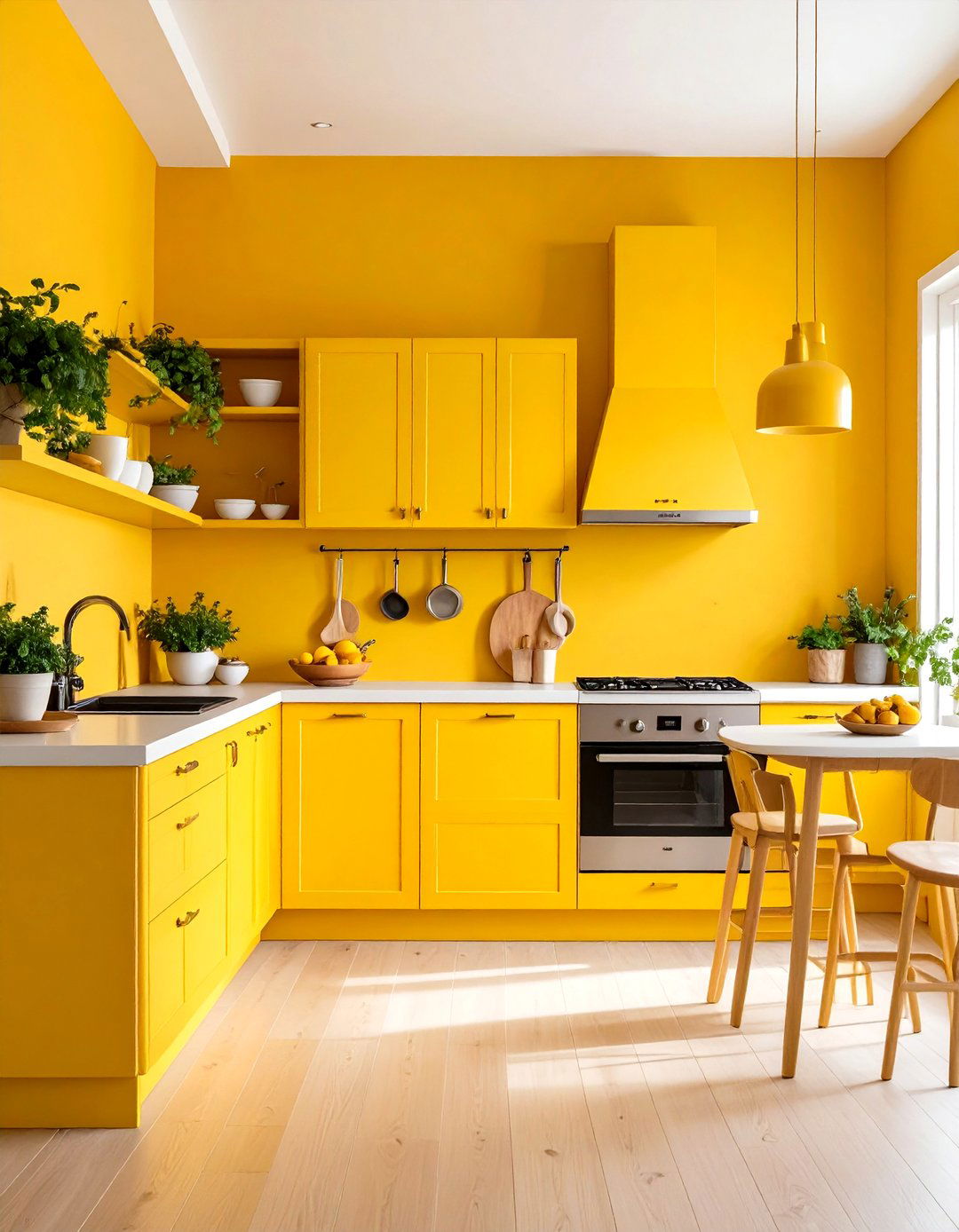 Mediterranean Color Palette with Warm Yellows - 24 Spanish Style Kitchen Ideas