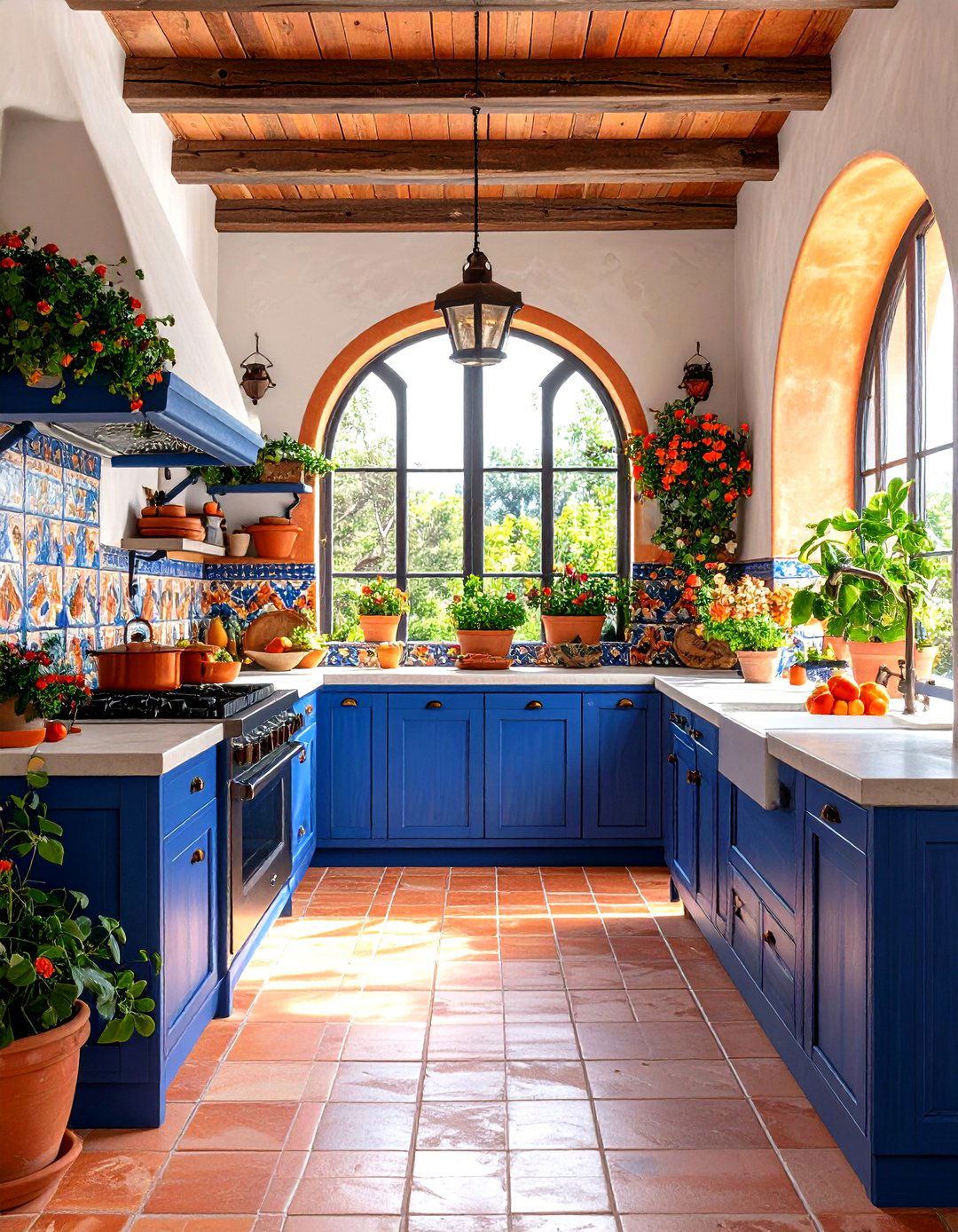 Mediterranean Country Kitchen - 24 Country Kitchen Ideas