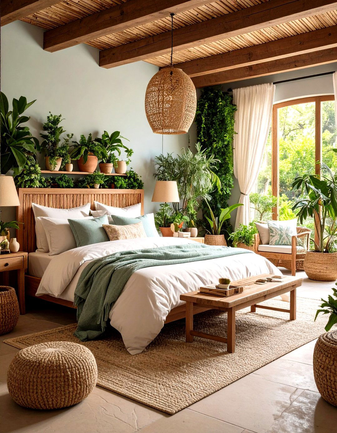 Mediterranean Garden Indoor Oasis - 24 Mediterranean Bedroom Ideas