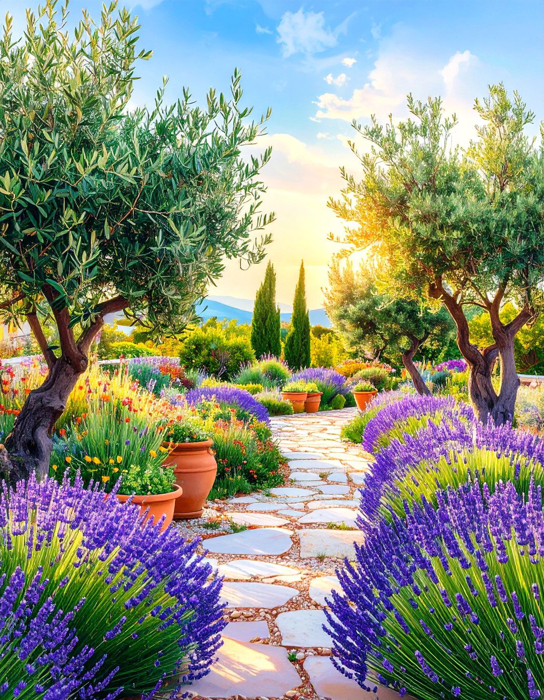 Mediterranean Inspired Dry Garden - 24 South Florida Landscaping Ideas