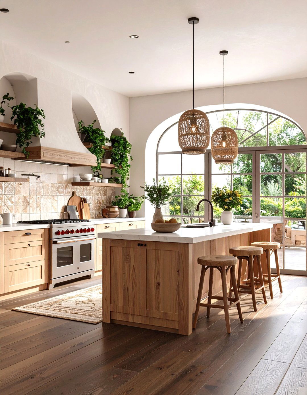 Mediterranean Kitchen Dark Wood Floors - 24 Kitchen With Dark Wood Floors