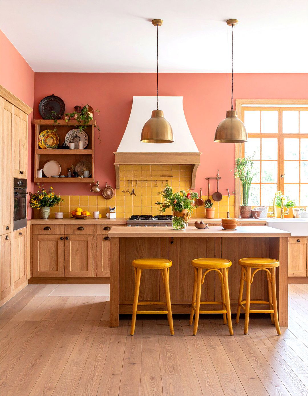 Mediterranean Kitchen Design - 24 How to Decorate With Yellow and Pink