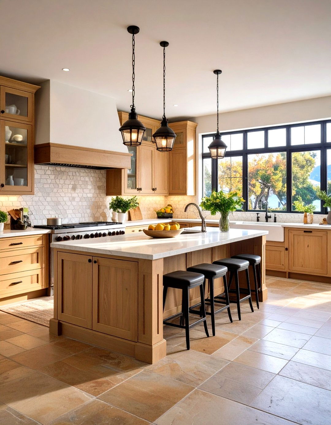 Mediterranean Kitchen Slate Floors - 24 Kitchens With Slate Floors