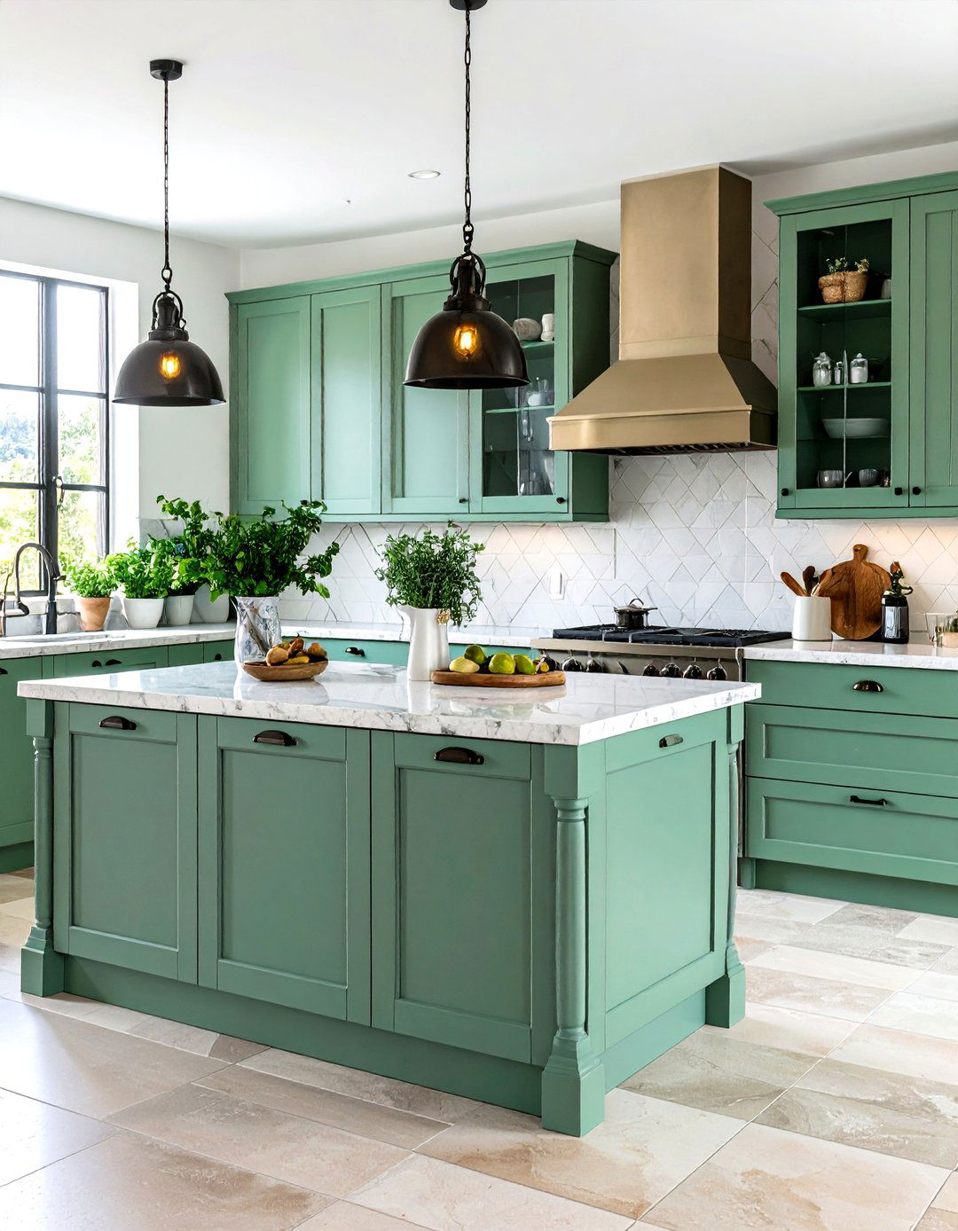 Mediterranean Mint Green Kitchen - 24 Mint Green Kitchen Ideas