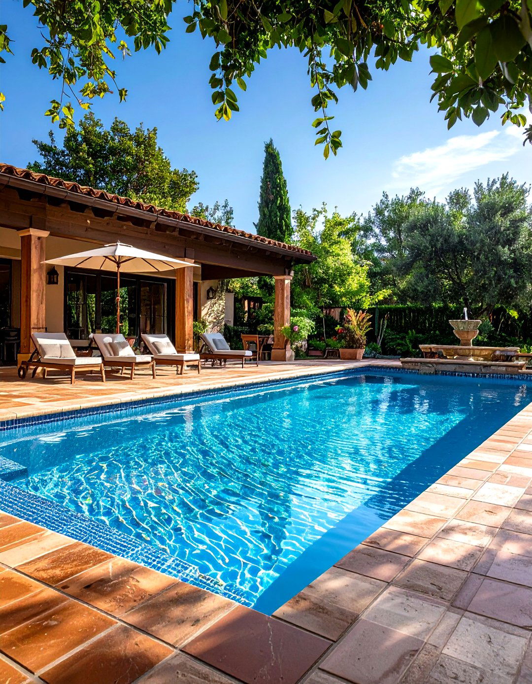 Mediterranean Style Pool - 24 Small Pool Ideas