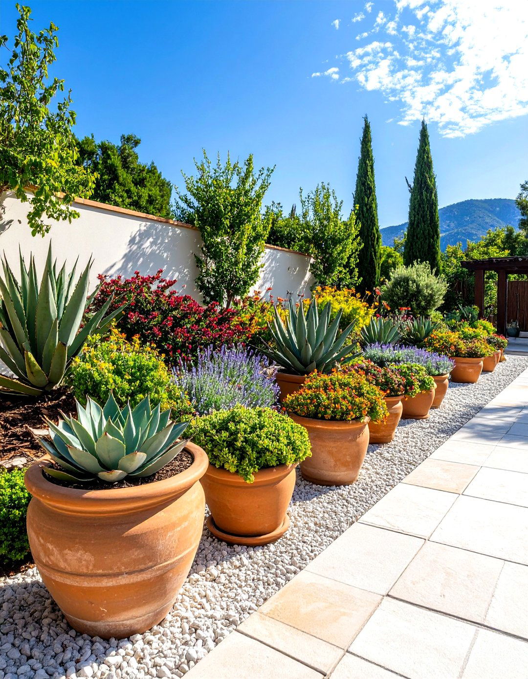 Mediterranean Succulent Containers - 24 Container Garden Ideas