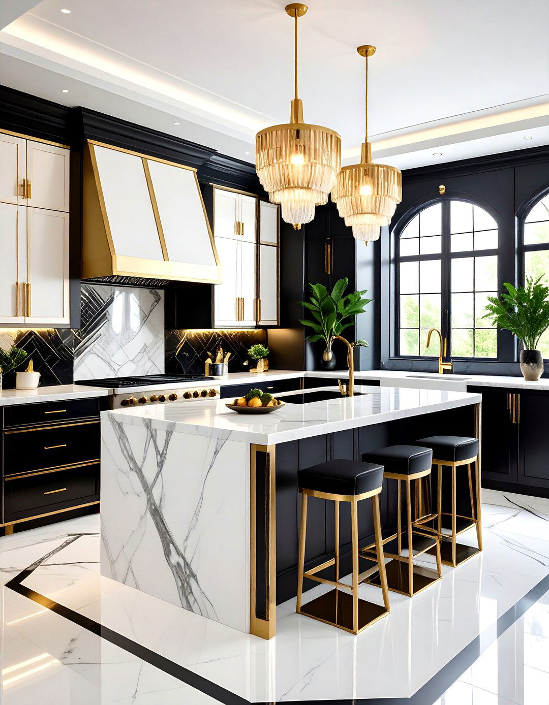 Mediterranean Terra Cotta Style - 24 Kitchen With Stainless Steel Appliances