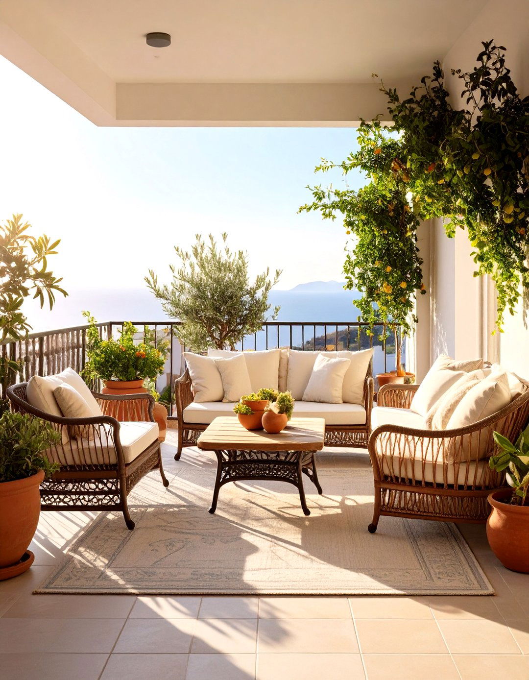 Mediterranean Terrace Inspiration - 24 Morning Room Ideas