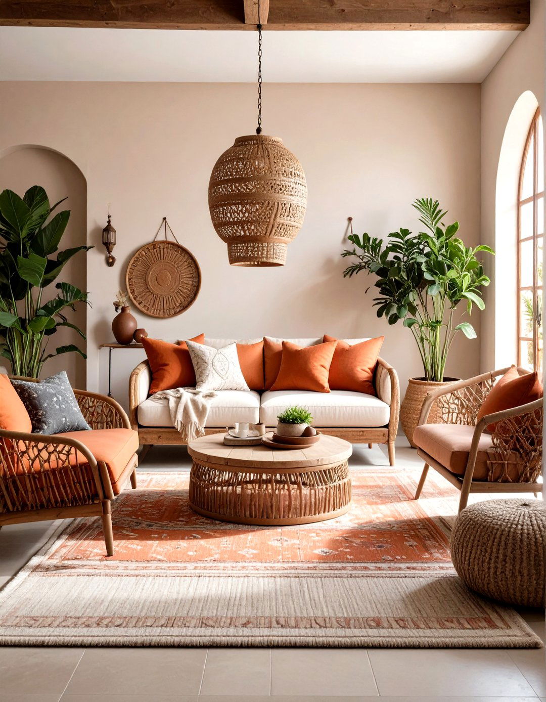 Mediterranean Terracotta Warmth - 24 grey carpet living room ideas