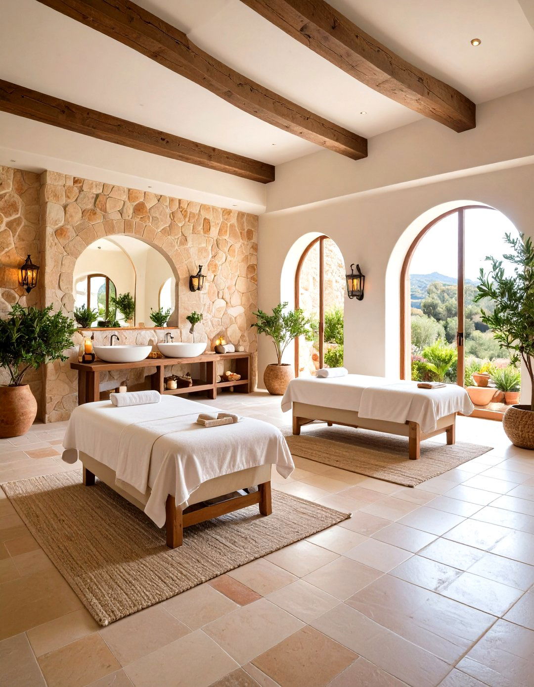 Mediterranean Wellness Sanctuary - 24 Massage Room Setup Ideas