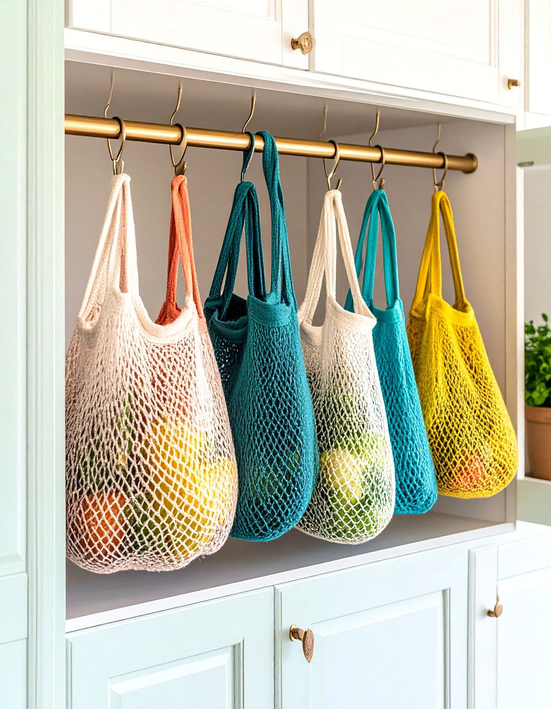 Mesh Storage Bag System - 24 Tupperware Organization Ideas