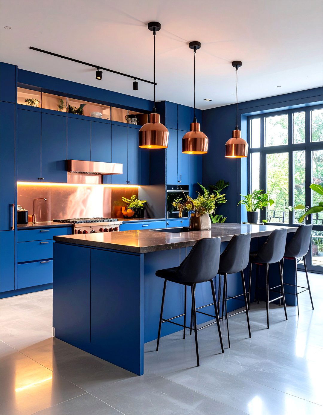 Metal Accent Strip Integration Design - 24 Modern Kitchen Backsplash Ideas