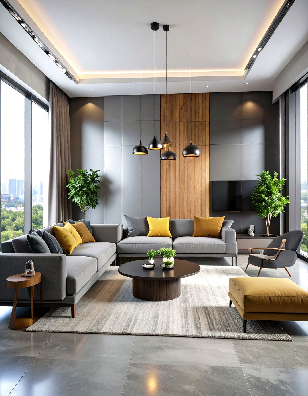 Metal Panel Accent Wall - 24 Tv Accent Wall Ideas