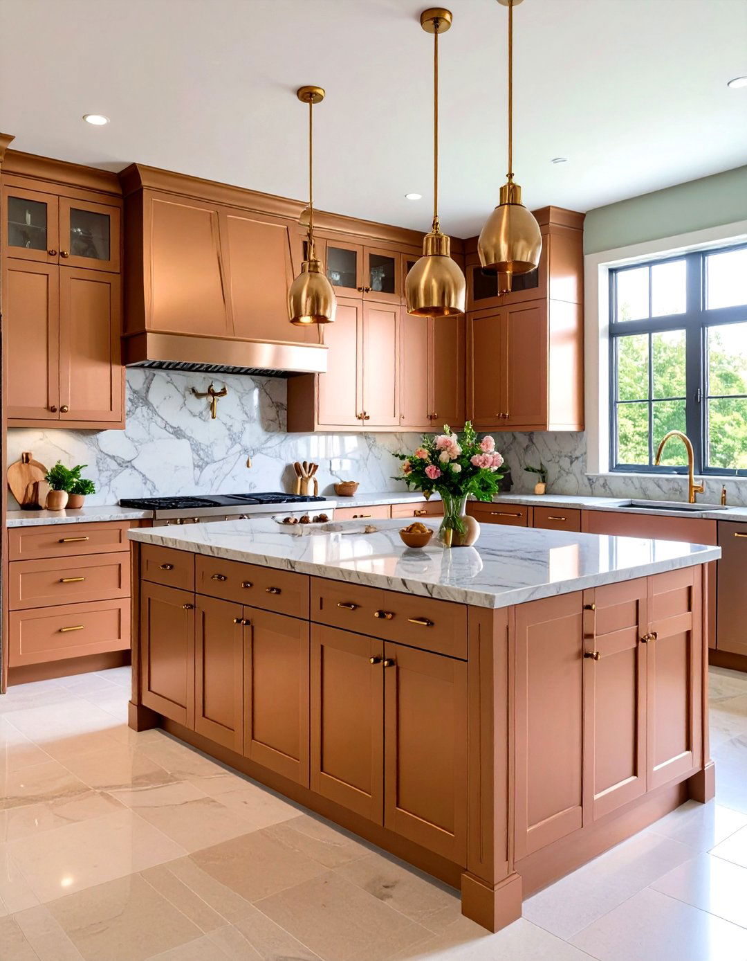 Metallic Accent Contemporary Kitchen Design - 24 Contemporary Interior Design Style Ideas