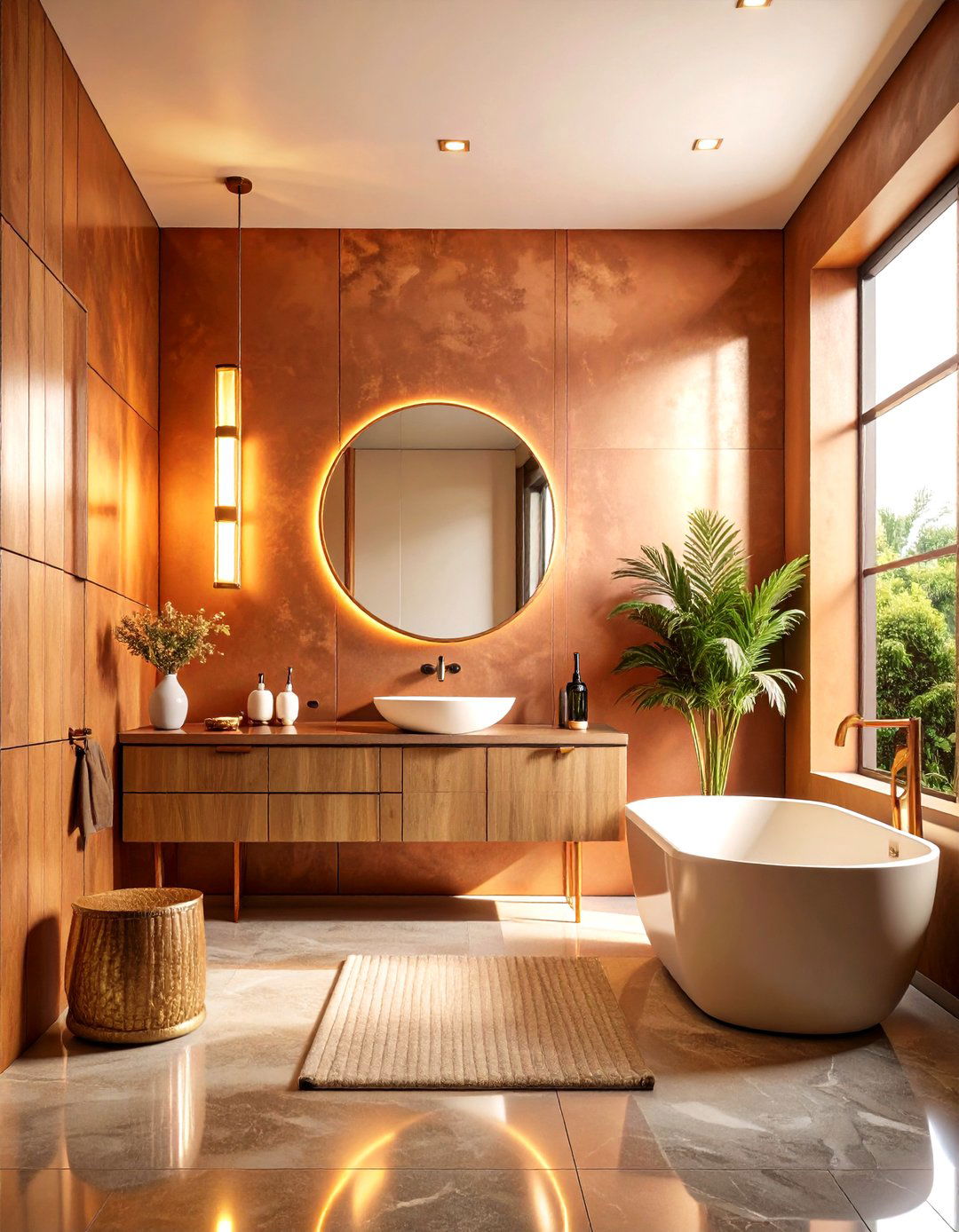 Metallic Accent Features - 24 Wall Painting Ideas of Any Room