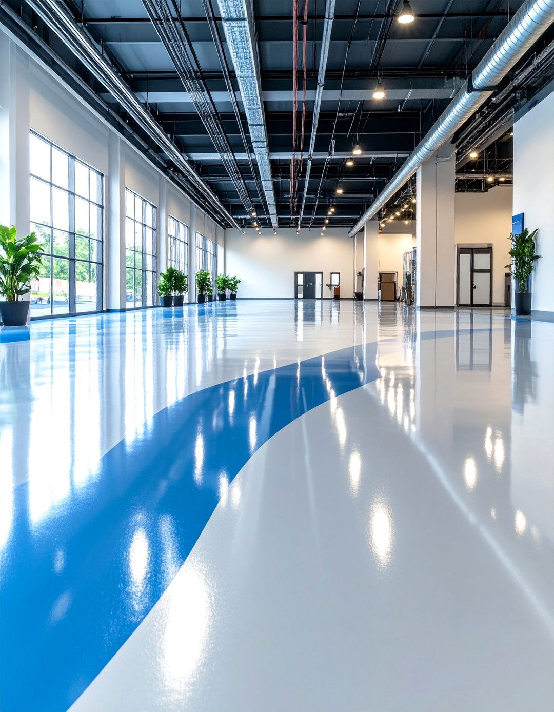 Metallic Epoxy Stained Concrete Floors - 24 Stained Concrete Floors