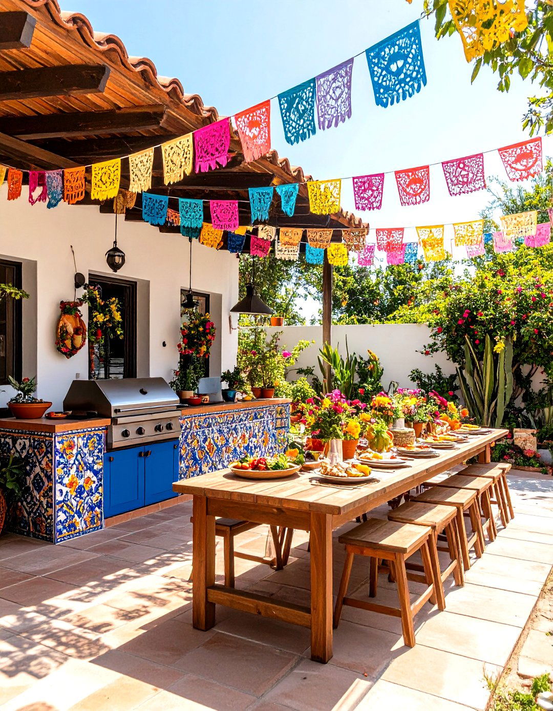 Mexican Festival Outdoor Kitchen - 24 Mexican Outdoor Kitchen Ideas