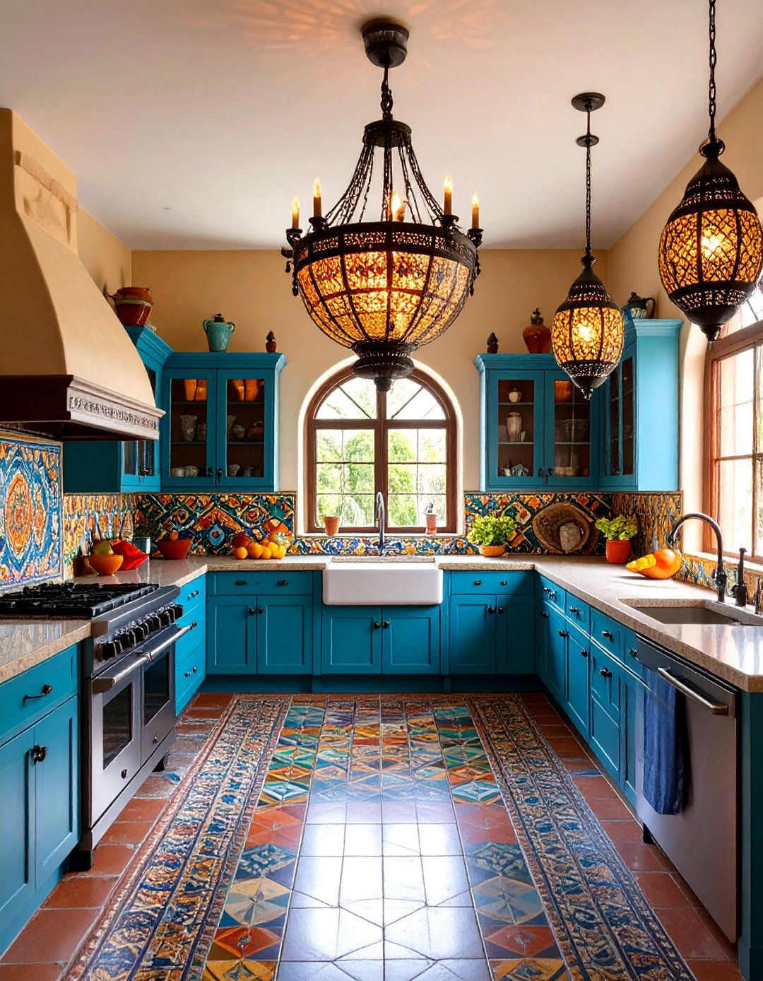 Mexican Kitchen Lighting Fixture Designs - 24 Mexican Kitchen Ideas