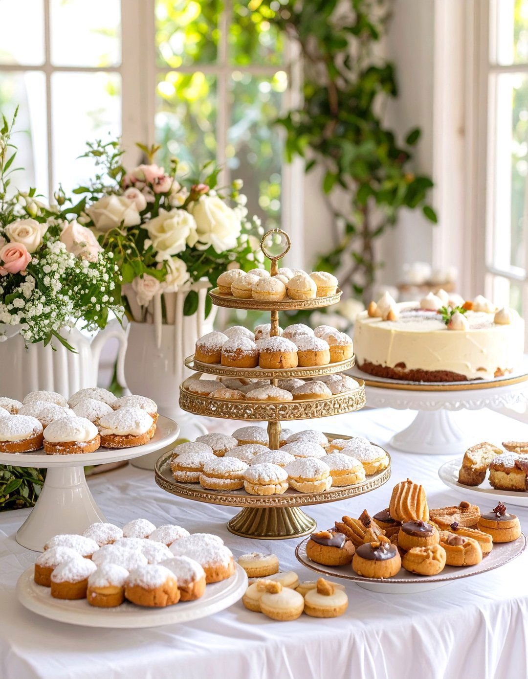 Mexican Wedding Cookie Dessert Bar - 24 Mexican Wedding Ideas