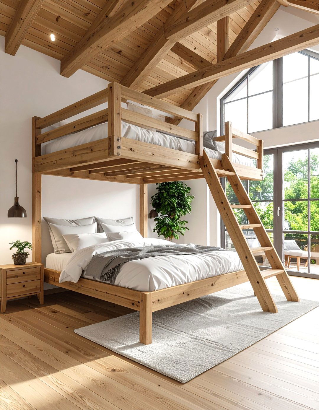 Mezzanine Style Loft Bed - 24 Loft Bed Ideas