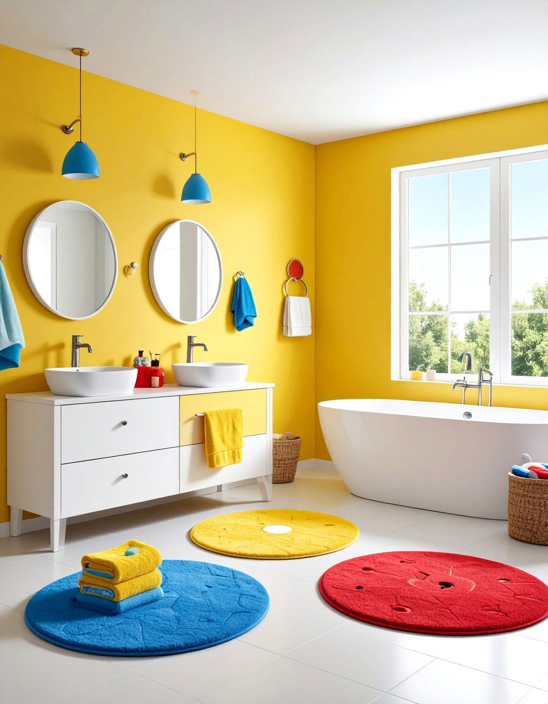 Mickey Clubhouse Primary Colors - 24 Disney Bathroom Ideas