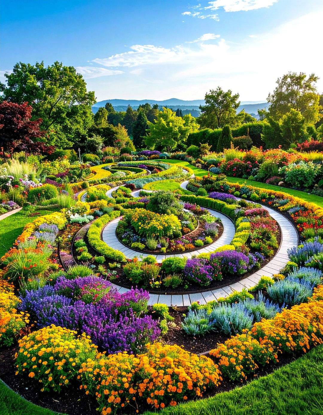 Microclimate Spiral Gardens - 24 Spiral Garden Design Ideas