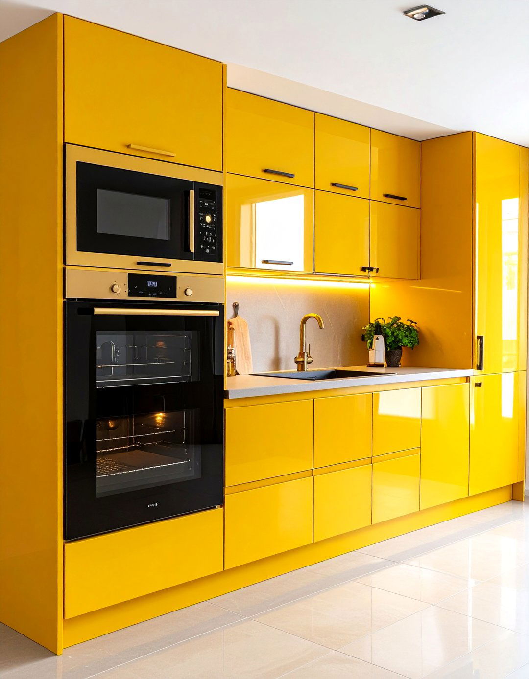 Microwave Integration Kitchen - 24 70s Kitchen Ideas