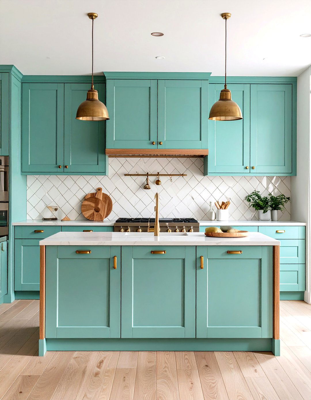 Mid Century Mint Modern Kitchen - 24 Mint Kitchen Decor Ideas