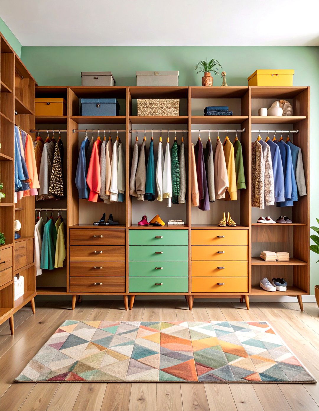 Mid Century Modern Closet - 24 Closet Ideas