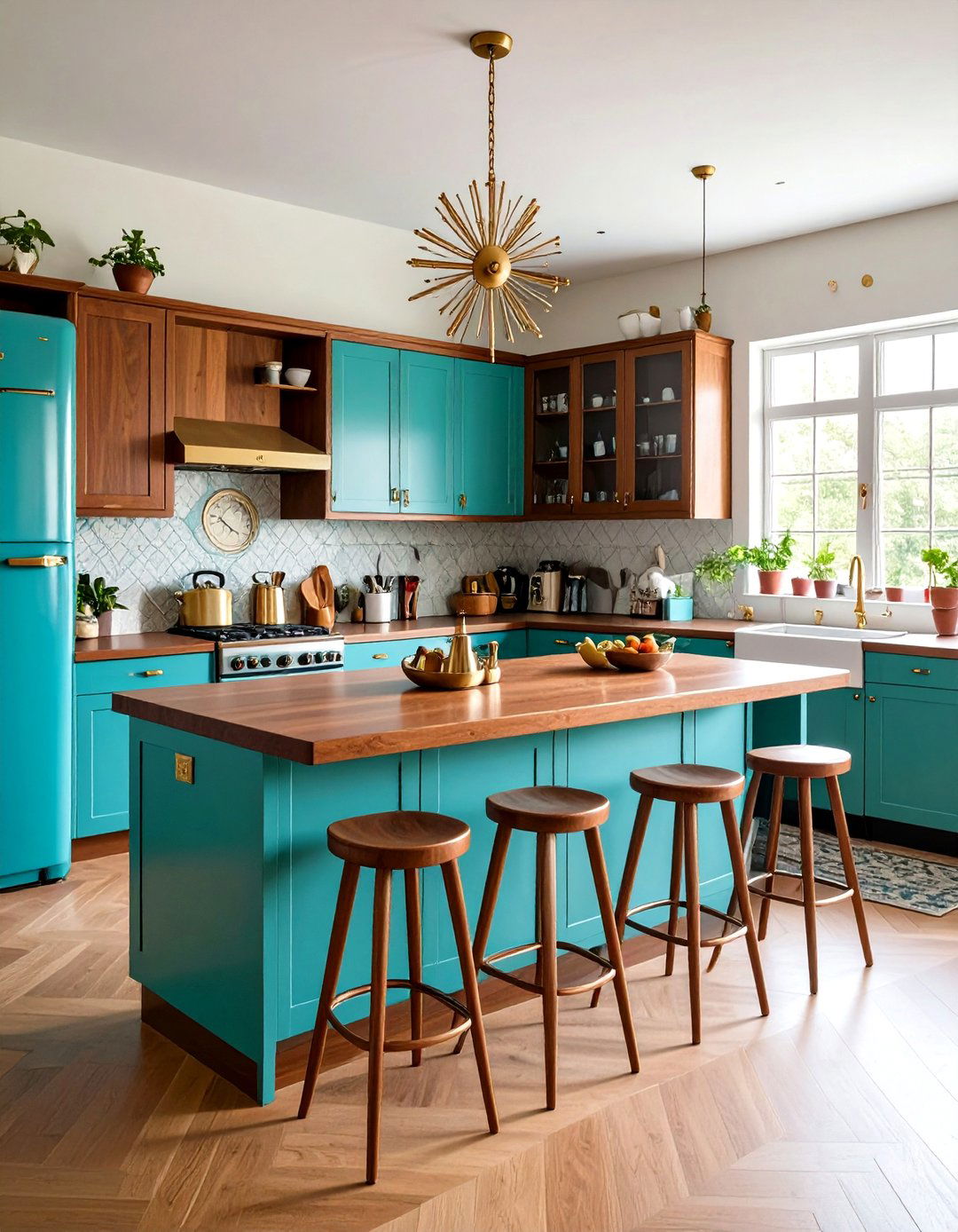 Mid Century Modern Coffee Bar - 24 Coffee Station Ideas