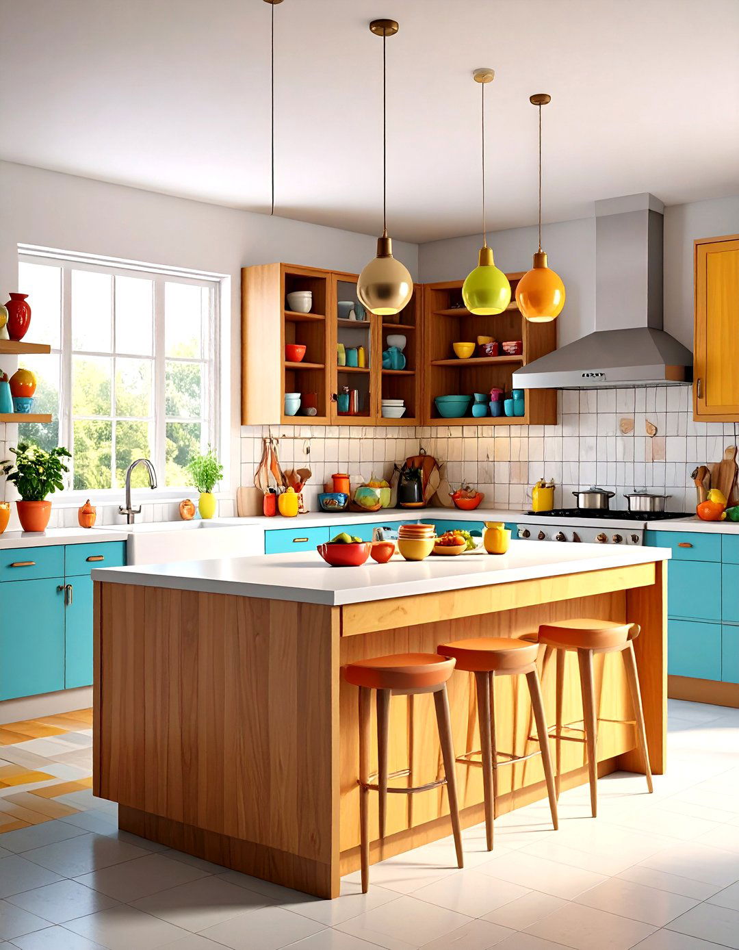 Mid Century Modern Counter Revival - 24 Kitchen Counter Decor Ideas