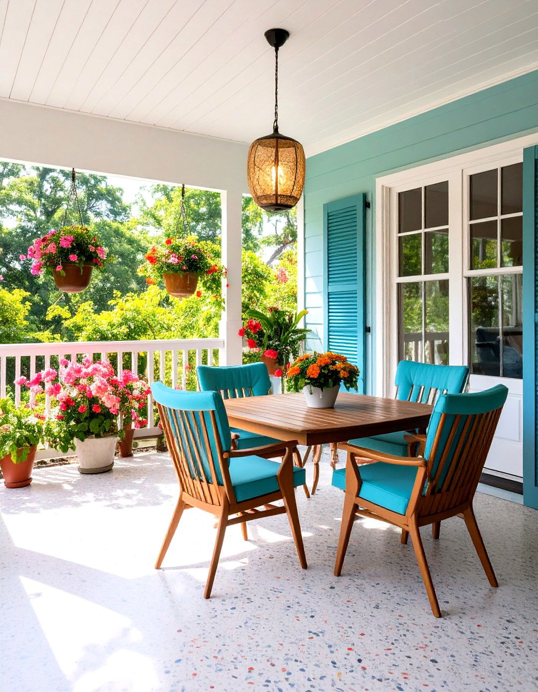 Mid Century Modern Enclosed Porch - 24 Enclosed Porch Ideas