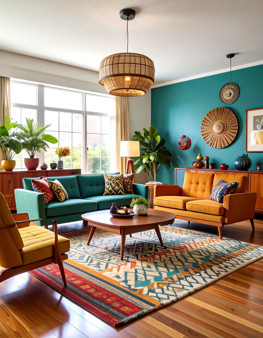 Mid Century Modern Great Room with Iconic Furniture - 24 Great Room Ideas