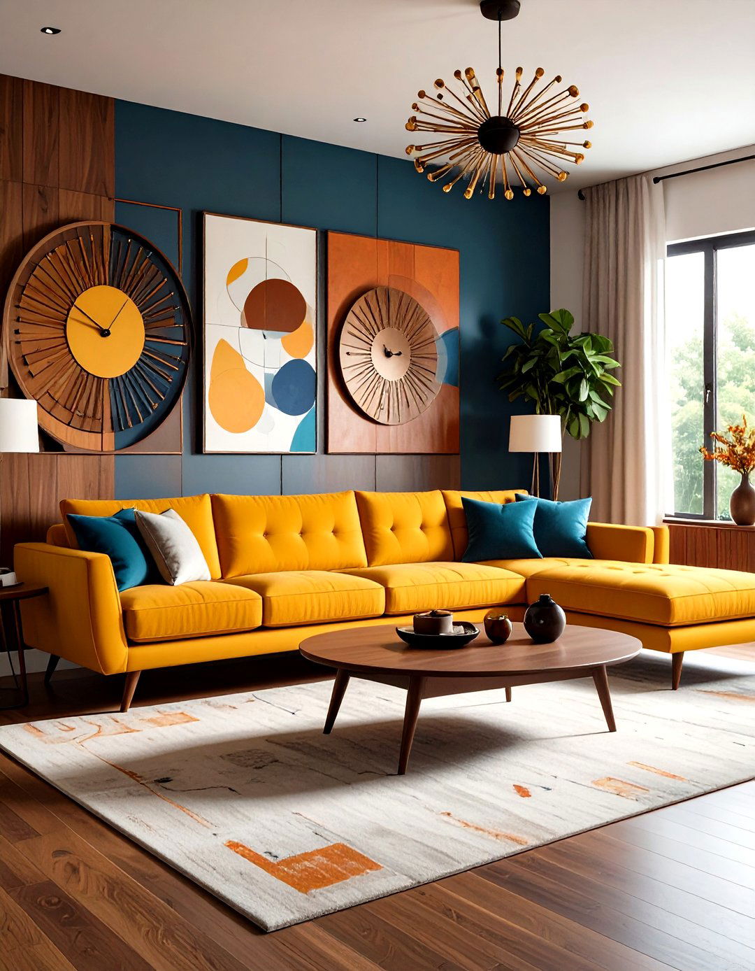 Mid Century Modern Living Room - 24 Living Room Design Ideas