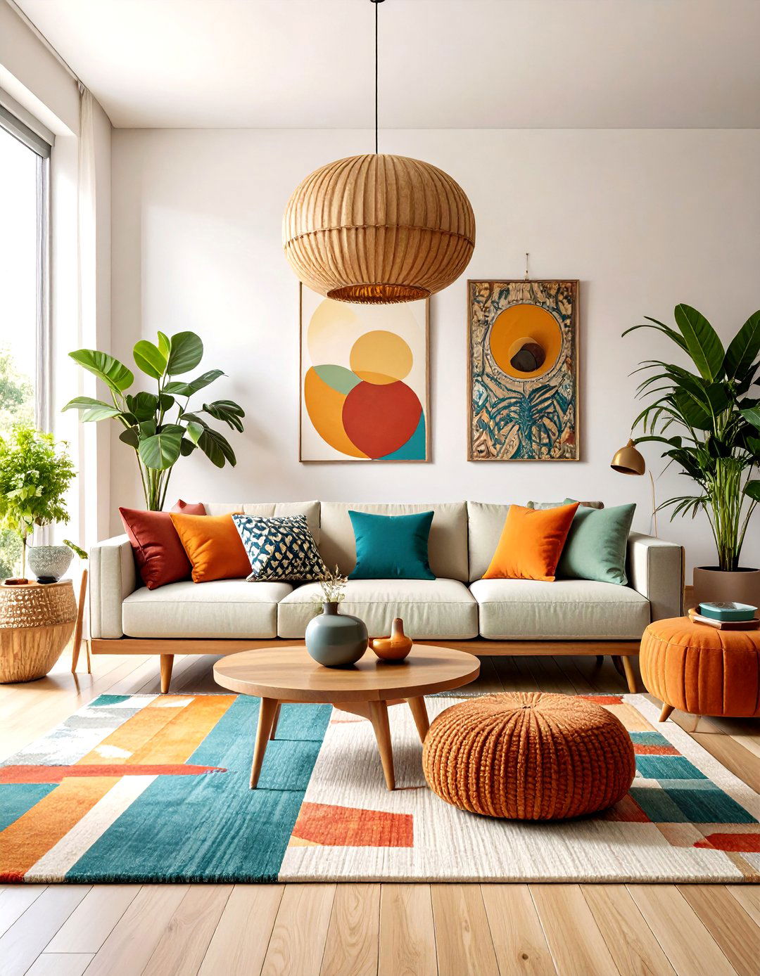 Mid Century Modern Living Room - 24 Aesthetic Room Ideas