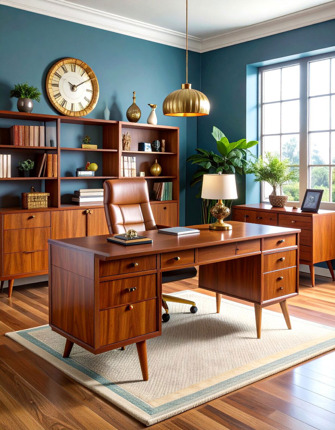Mid Century Modern Retro Revival - 24 Desk Decor Ideas