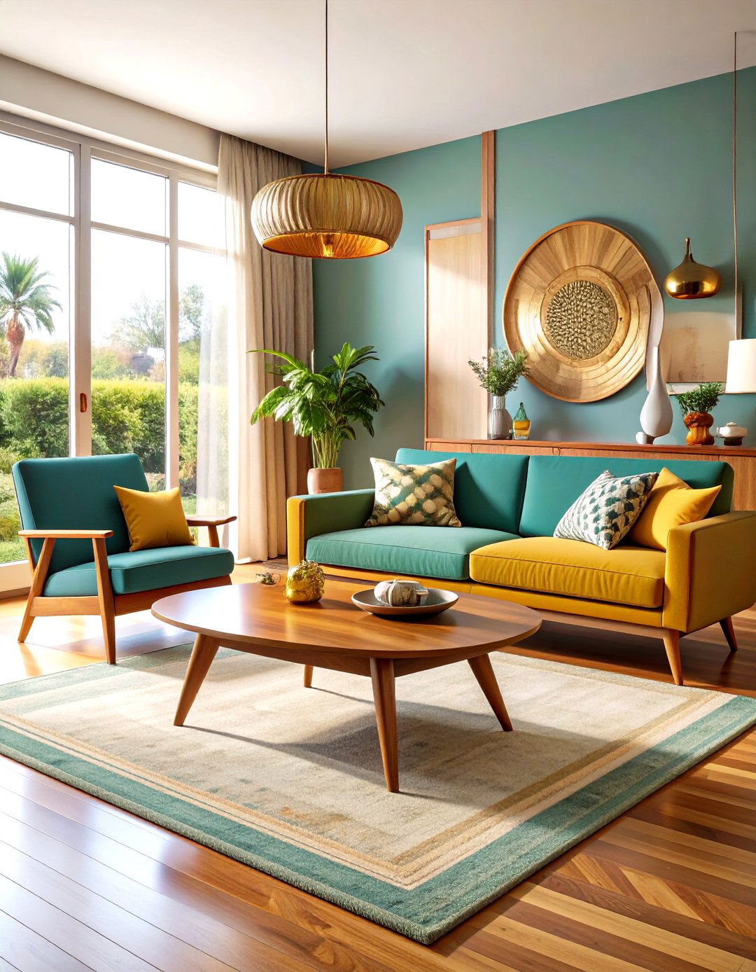 Mid Century Modern Retro Revival - 24 Coffee Table Decor Ideas