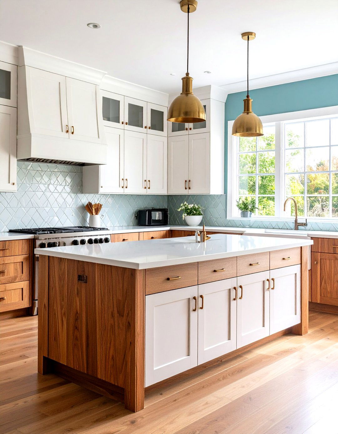 Mid Century Modern Revival - 24 Kitchen With White Appliances Ideas
