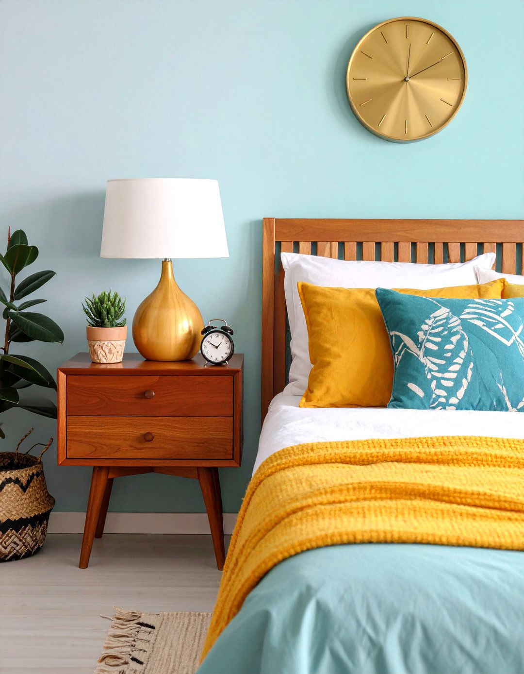 Mid Century Modern Revival - 24 Nightstand Decor Ideas
